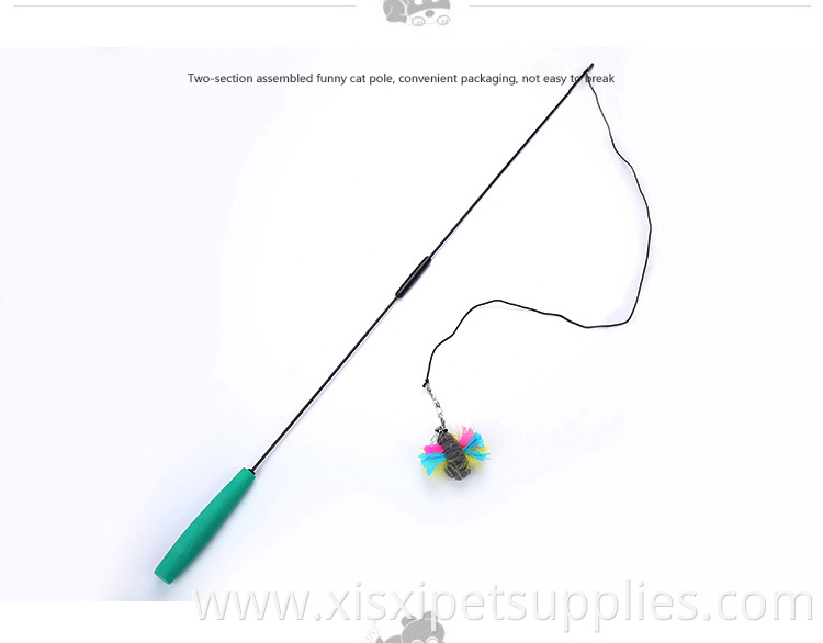 seven different replace fills assemble cat teaser set feather and bell